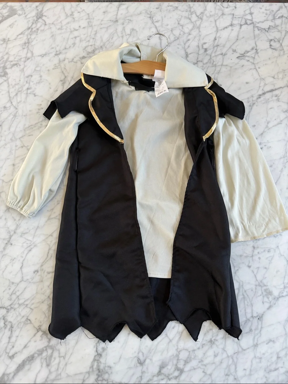 Kids Pirate Jacket Captain Sparrow Costume Sz 4-6Y